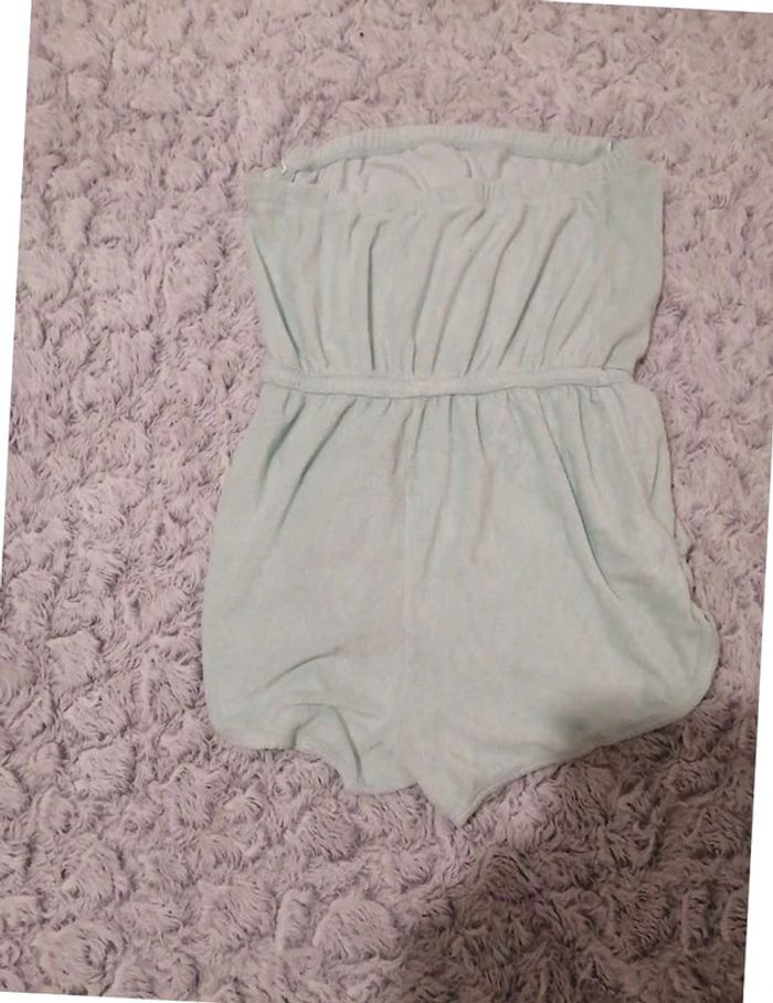 combi short camaieu bleu clair taille S - photo numéro 2