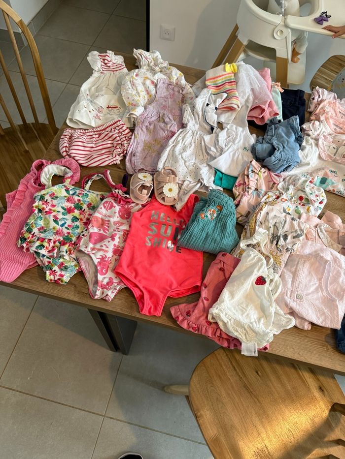 Lot bébé fille 6 mois - photo numéro 5