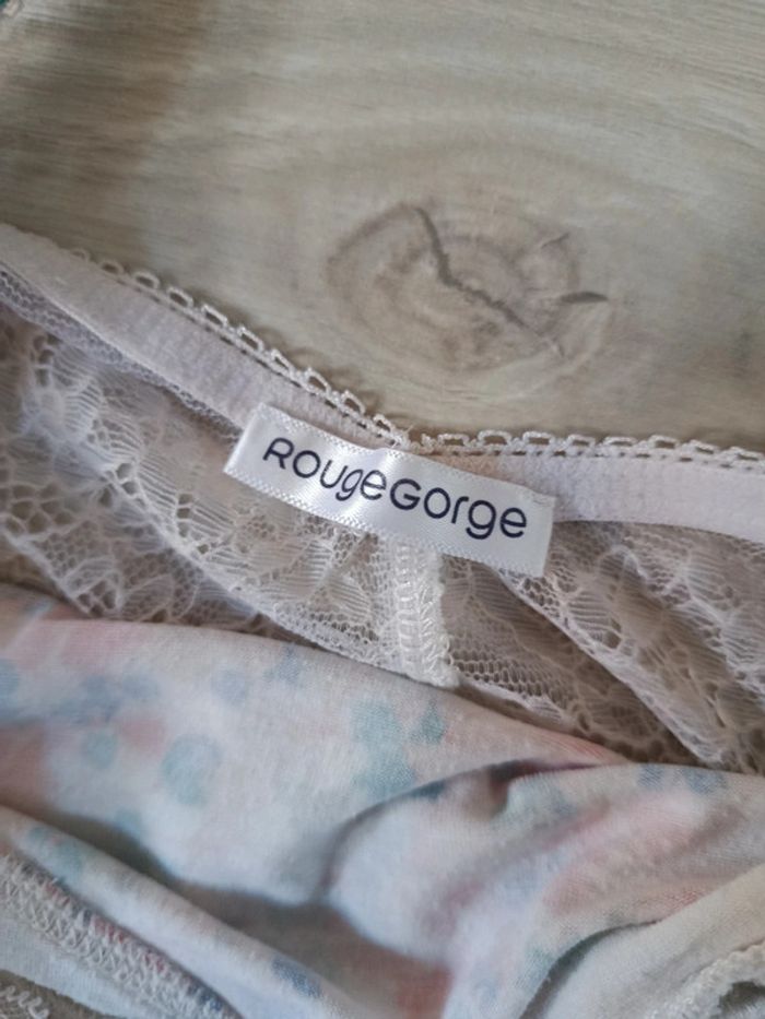 Lot de 2 nuisettes Rouge gorge taille S/36 - photo numéro 2