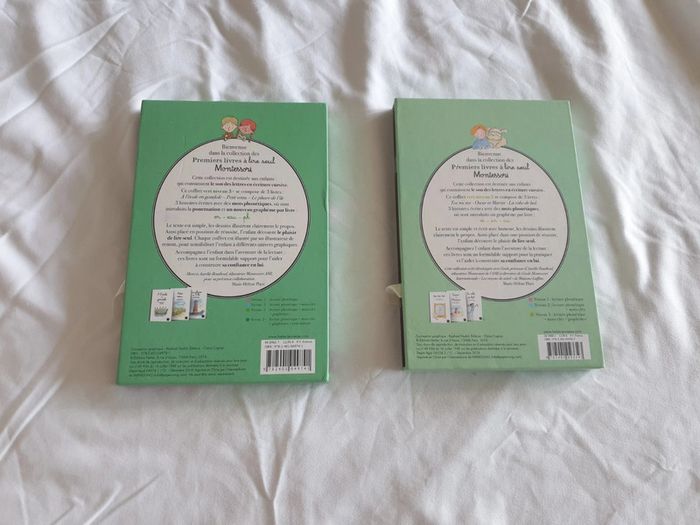 6 livres Premiers livres lire seul Montessori - photo numéro 3
