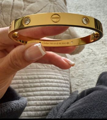 Bracelet cartier en plaqué or 