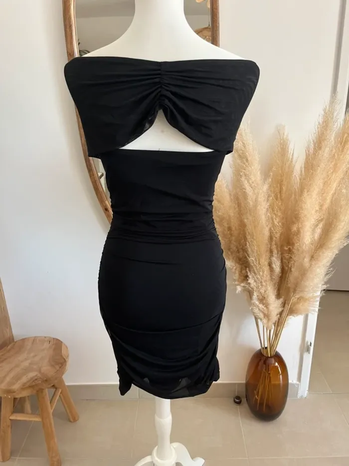 Robe bustier de soirée noire Cider - photo numéro 6