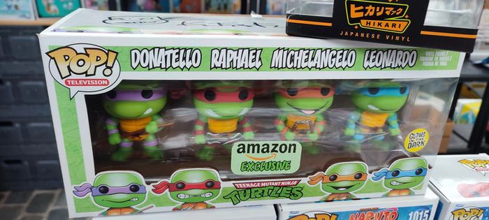 Box 4 tortues ninja tmnt amazon funko pop