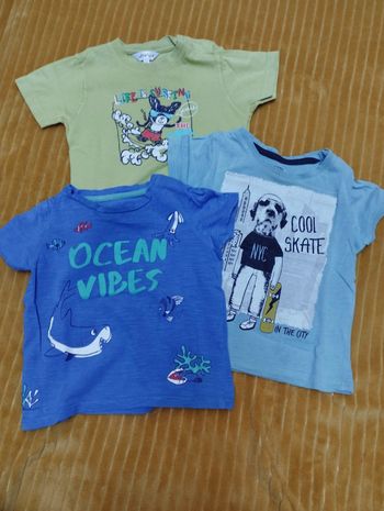 Lot T-shirt manches courtes