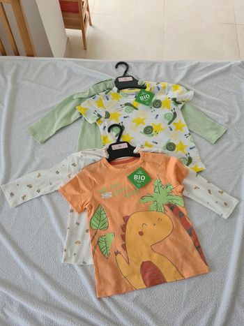 Lot 4 t-shirts Tex neufs