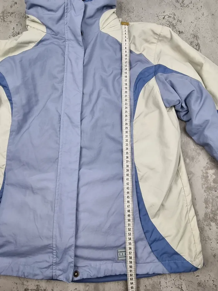 Doudoune doublée LL Bean bleu – Taille M Femme (mesures en photos) - photo numéro 3