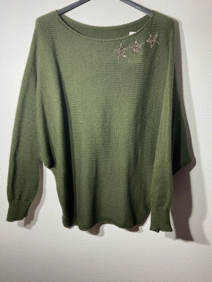 Pull « 3etoiles » femme taille unique (38-44)- just me- neuf avec étiquette
