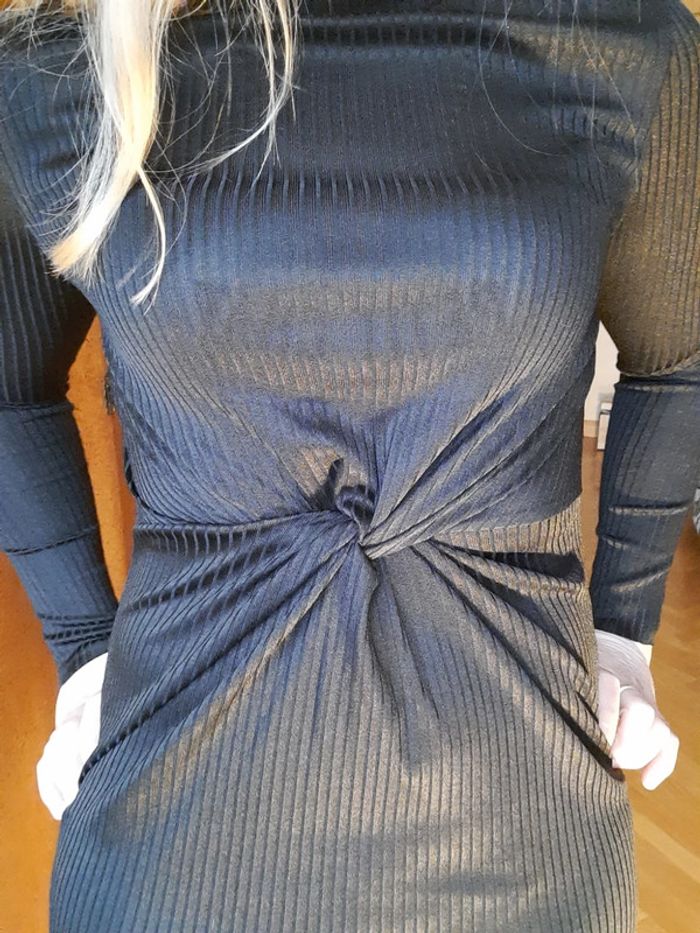 Robe pimkie torsadée noir M - photo numéro 4