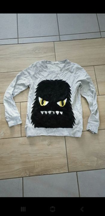 Pull fin monstre h&m 8/10 ans
