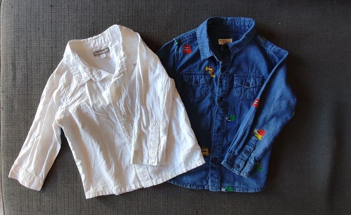 Lot chemises garçon Vertbaudet/du pareil au même