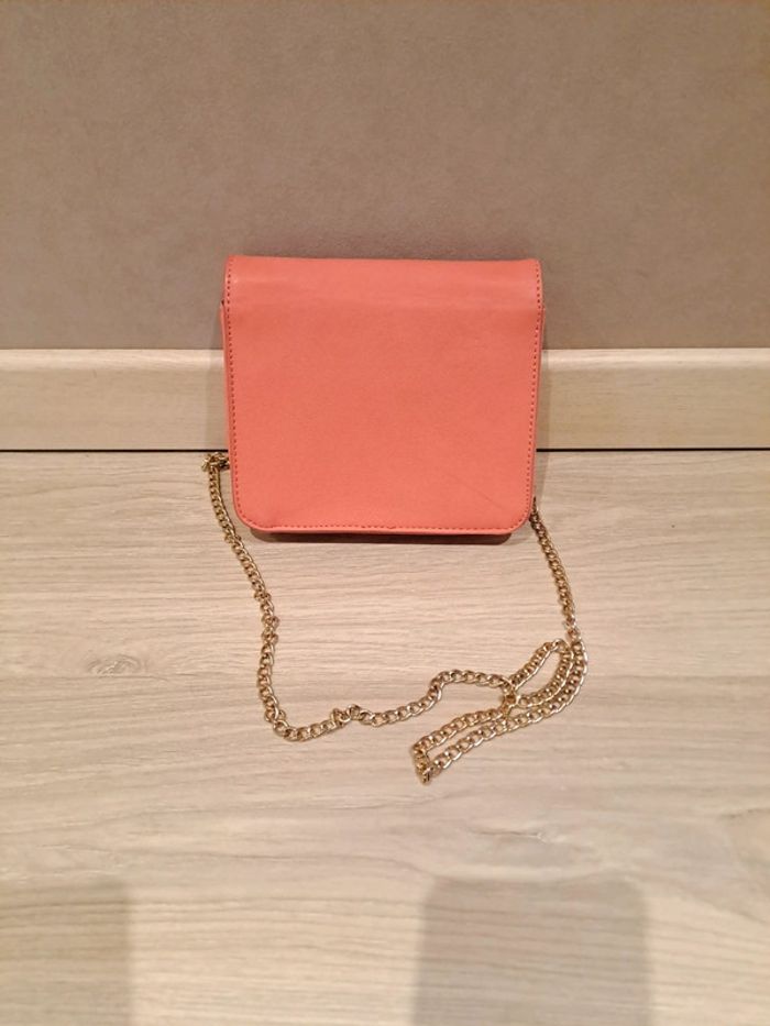 Pochette mini sac chaînette rose Naf Naf - photo numéro 2