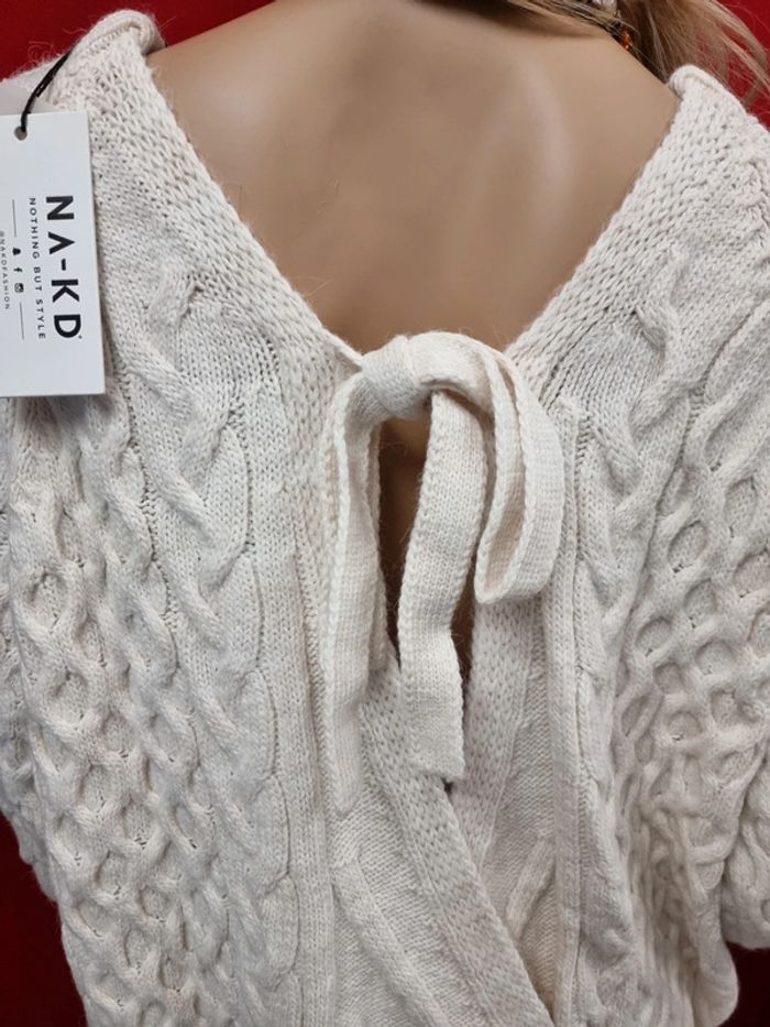 NA-KD Pull en tricot à dos ouvert * taille M * - photo numéro 7