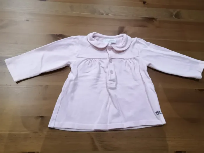 Jolie Tunique blouse rose 12 mois - photo numéro 3
