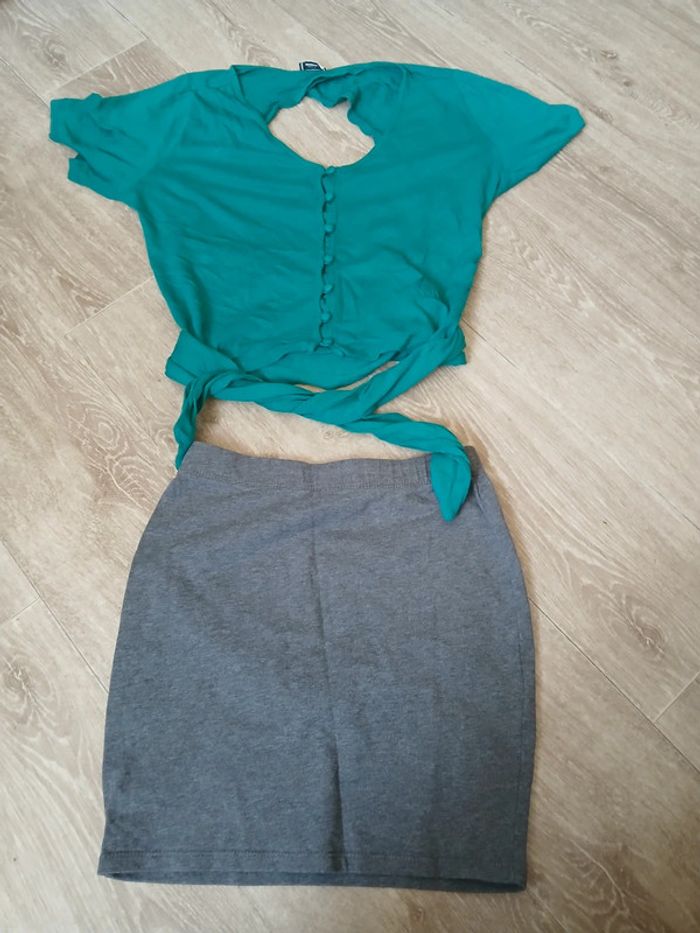 Ensemble haut et jupe femme taille 36