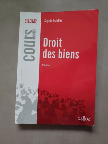 Droit des biens Cours 2017