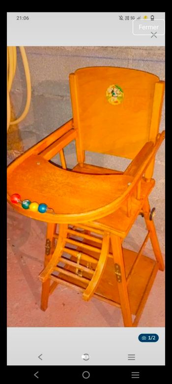 Chaise haute