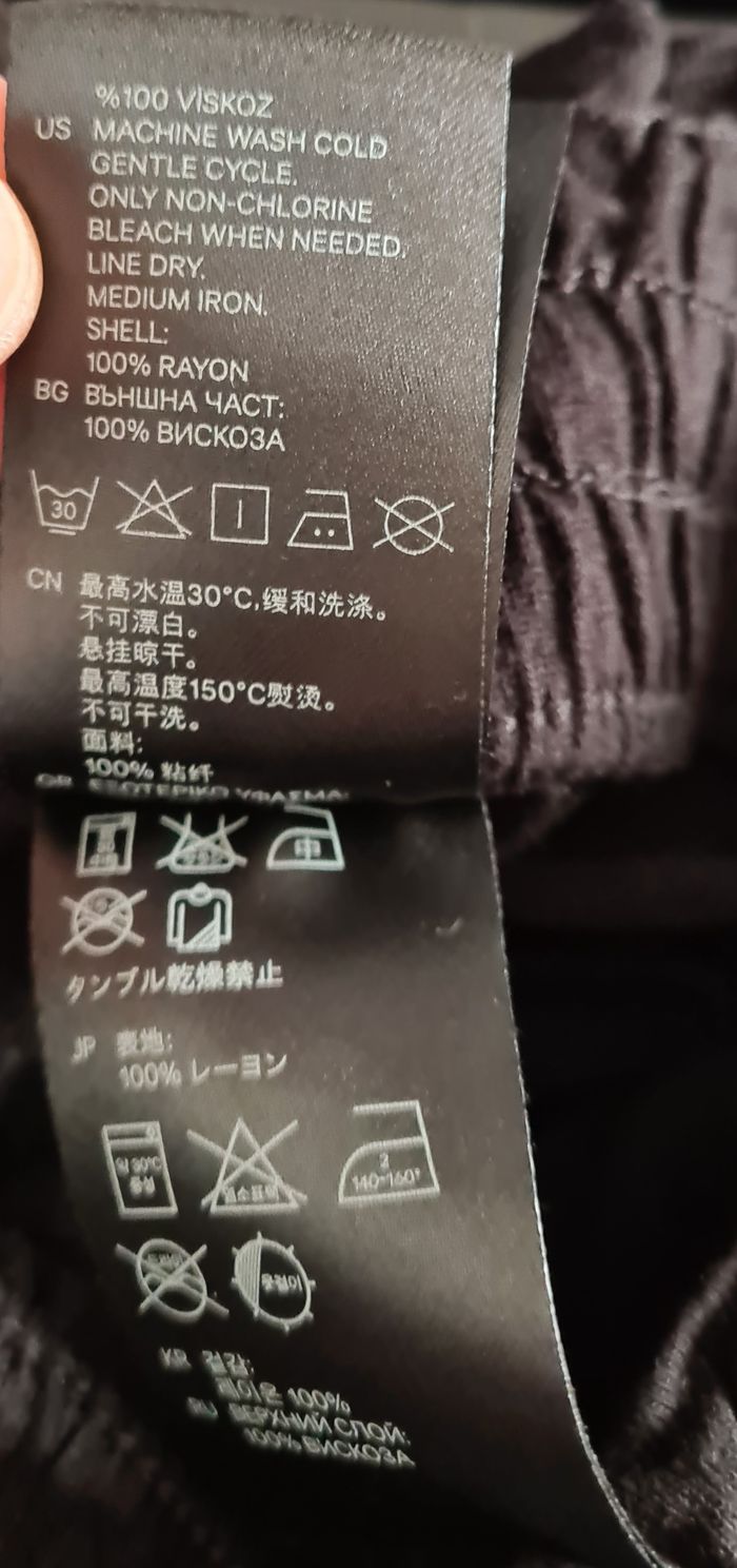 Pantalon fluide noir style Yoga - M - H&M - photo numéro 9