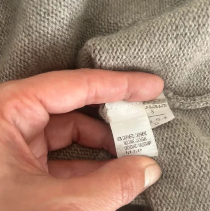 Brunello Cucinelli Pull over gris, taupe 100 % cachemire - photo numéro 8