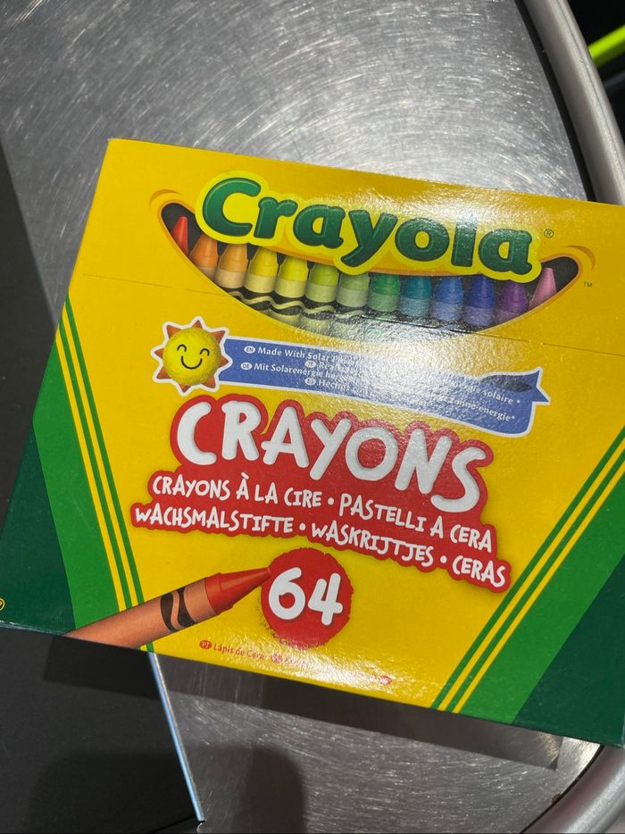 Boîte de crayons de cire crayola