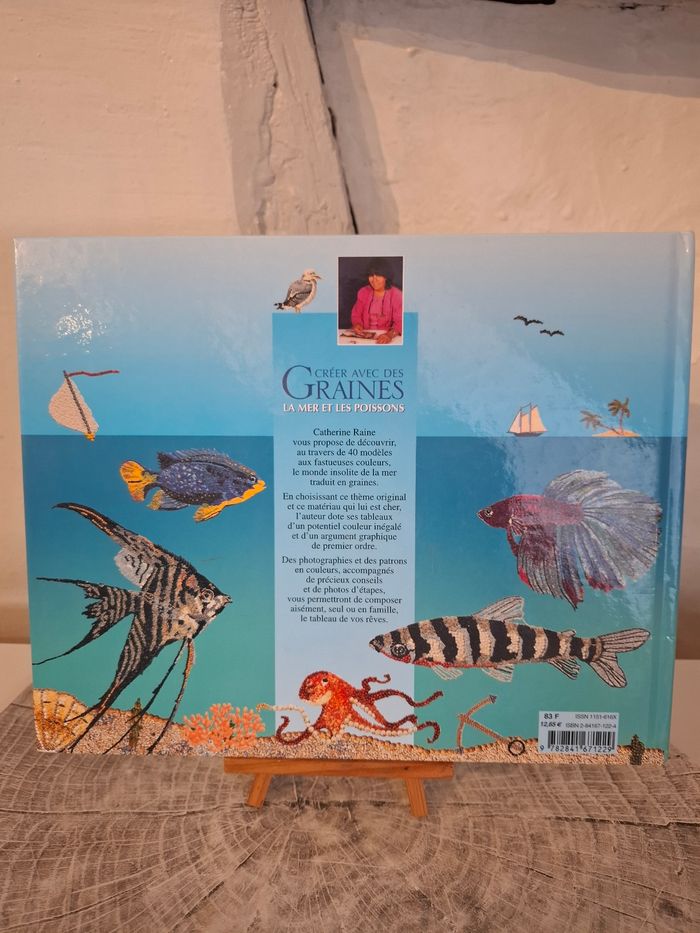 Créer avec des graines - La mer et les poissons - photo numéro 7