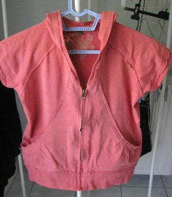 veste manches courtes 12 ans