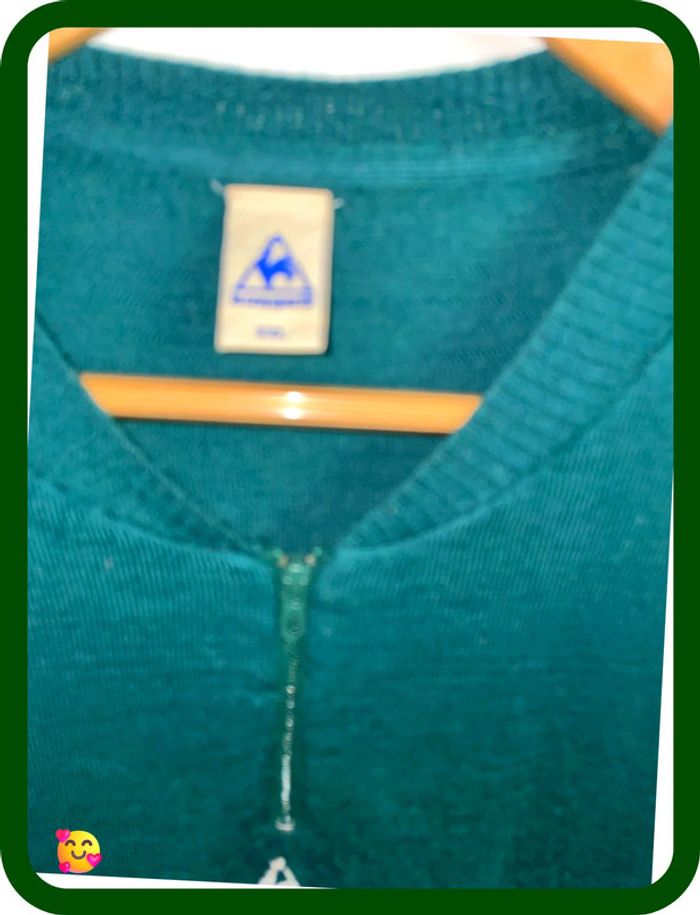Pièce de collection – Pull Le Coq Sportif 100 % laine, édition spéciale Tour de France - photo numéro 2