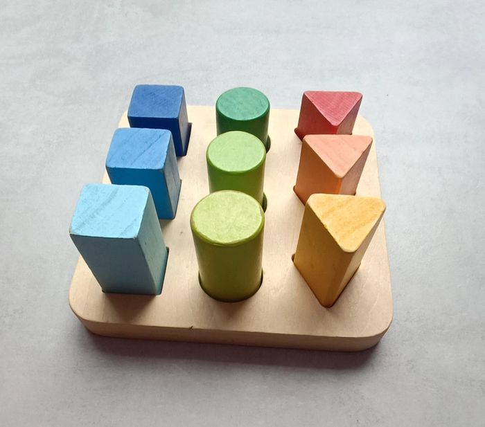 Jeu de formes et de couleurs en bois - photo numéro 4