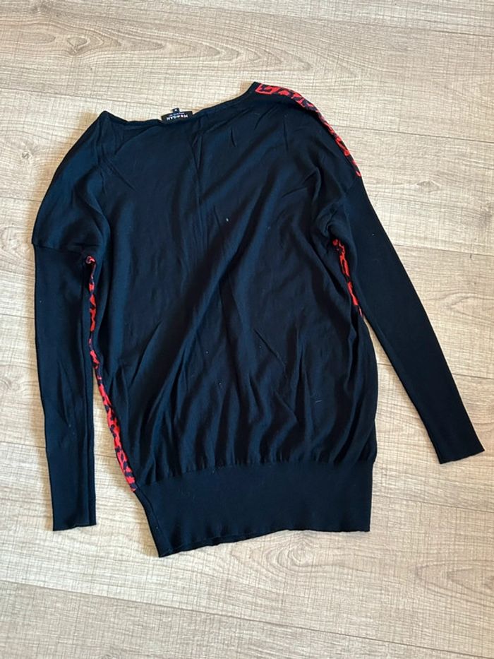 Pull rouge et noir Morgan taille M jamais porté - photo numéro 12