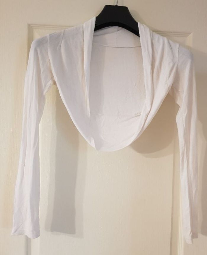 boléro blanc taille 12 ans