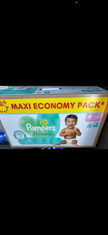 Pampers harmonie taille 4
