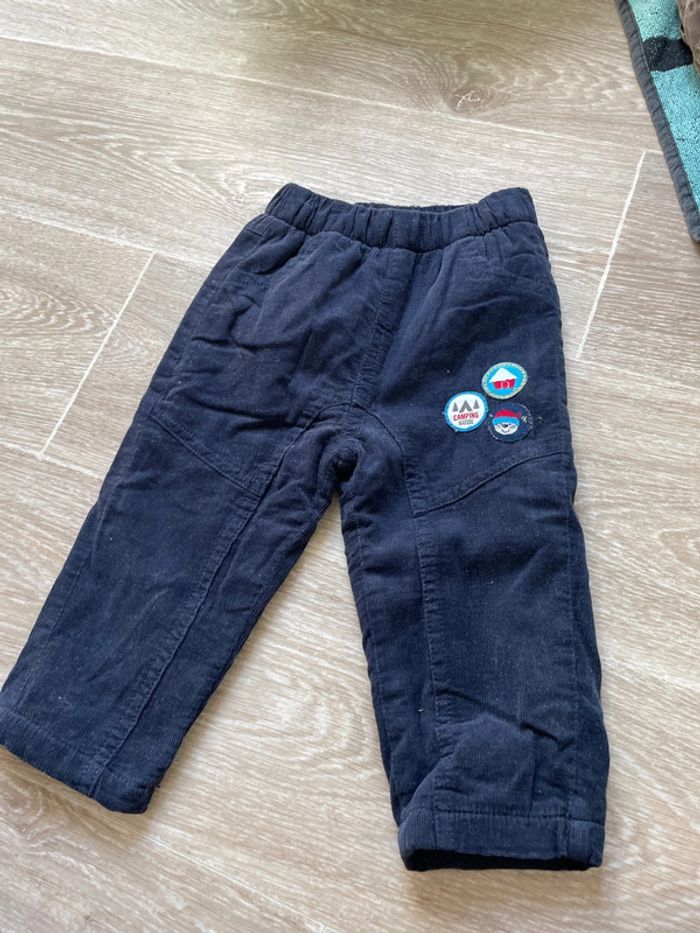Pantalon velours côtelé