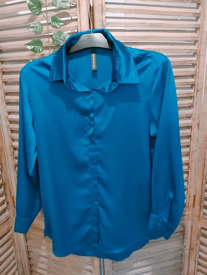 Chemise bleu taille unique - photo numéro 3
