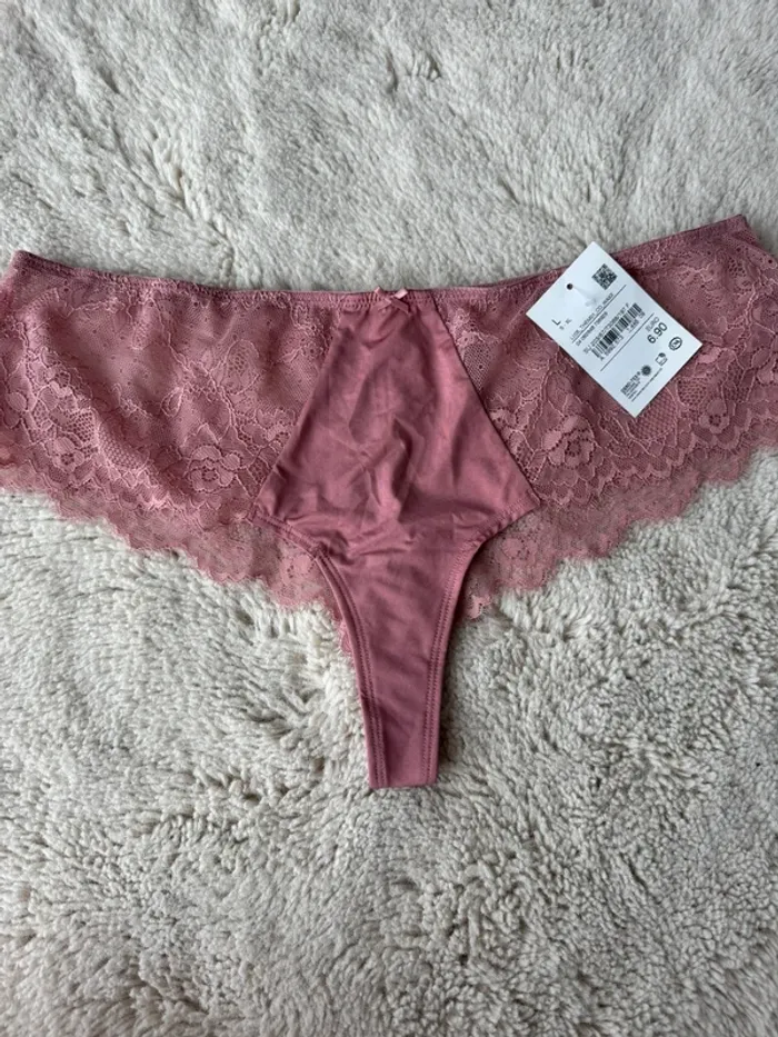 🩲Lot 2 shorty en dentelle - taille L - undiz - C&A - neuf avec étiquette - photo numéro 7