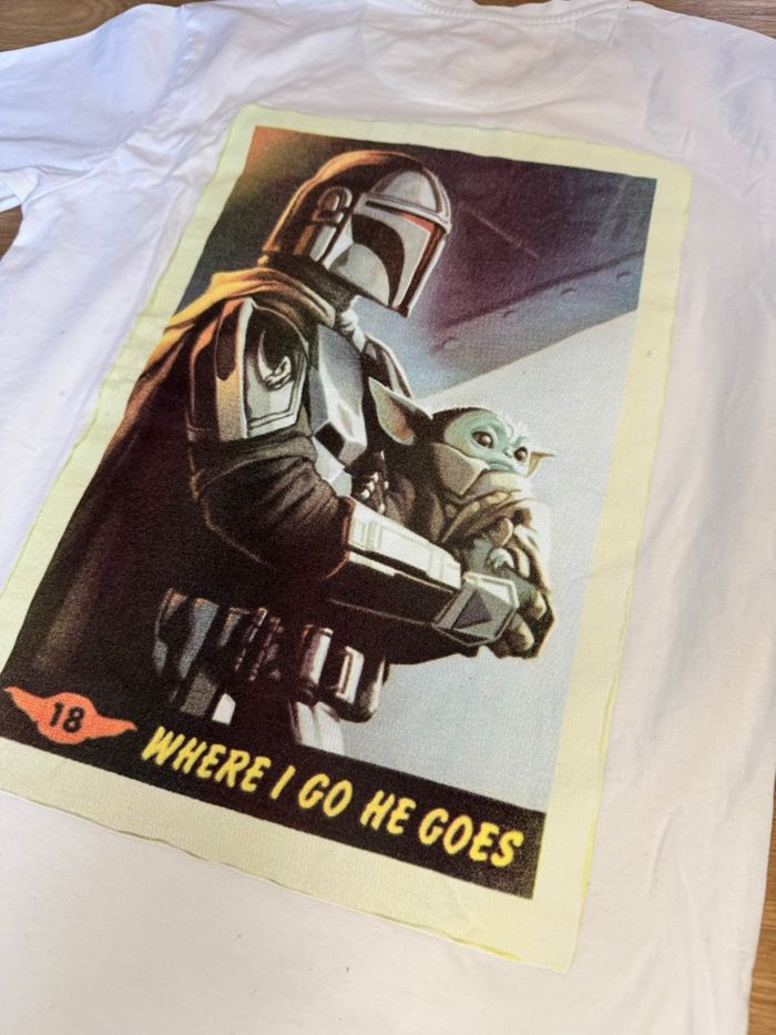 T-shirt Celio The Mandalorian blanc - photo numéro 8