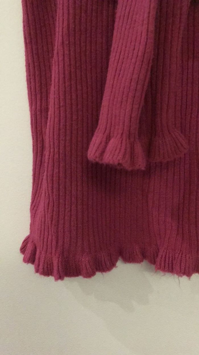 Lot 7 pièces14 ans robe bleue pailletées, gilet rose 2 débardeurs 1 tee-shirts - photo numéro 14