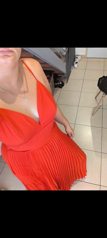 Robe rouge L (40-42)