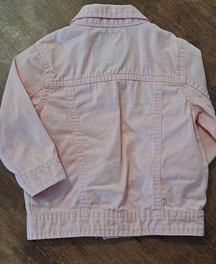 Veste en jeans rose 18 mois kiabi - photo numéro 5