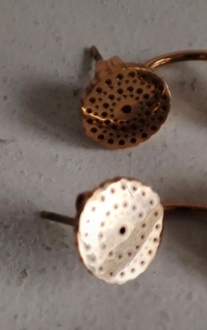 Boucles d'oreilles dorées - photo numéro 8