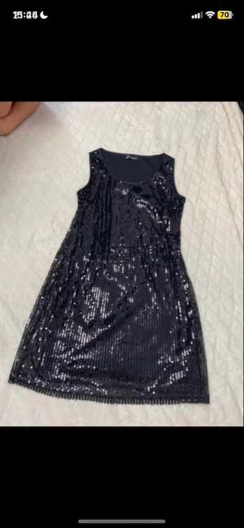 Robe de soirée à sequin noire