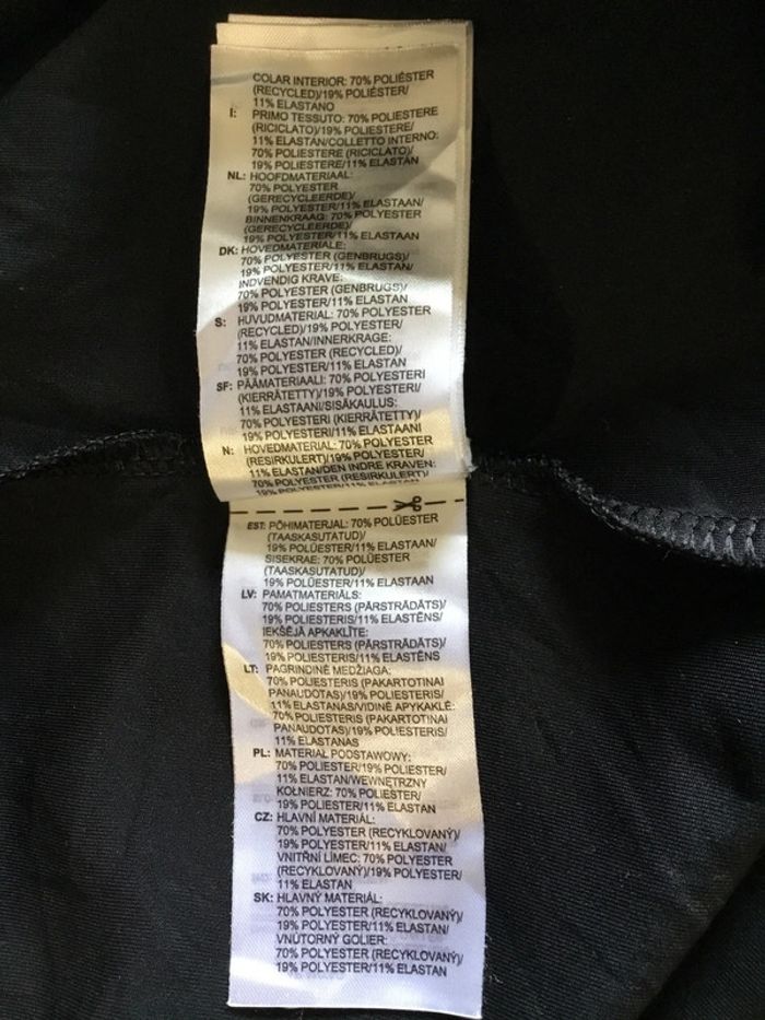 Haut 1/4zip manches longues prêt du corps pour homme Adidas noir taille M 145 - photo numéro 16