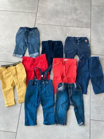 lot de vetements bébé garçons taille 6 mois marques diverses