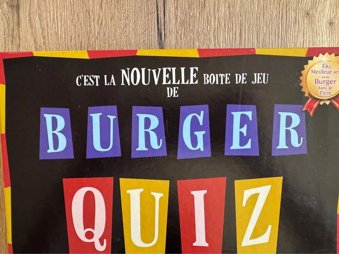 Jeux burger quiz Dujardin neuf - photo numéro 2
