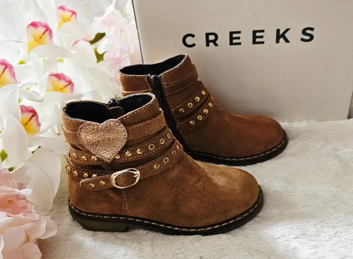 Bottes Bottines Cuir Zip Creeks T26