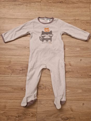 Pyjama velours 1 pièce, 23 mois, Obaïbi