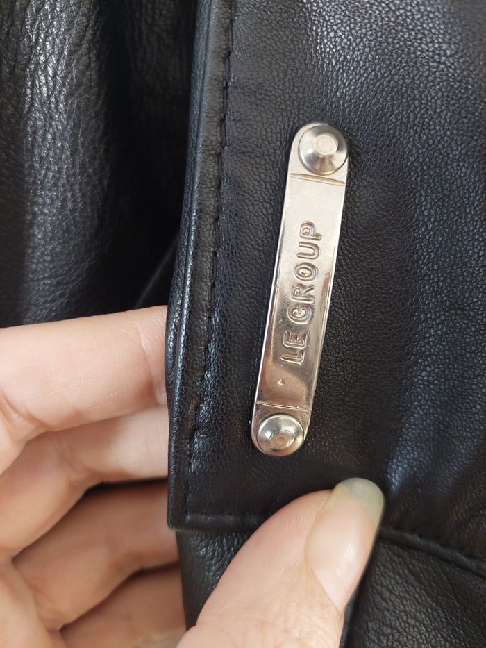 Blouson court en cuir - photo numéro 4