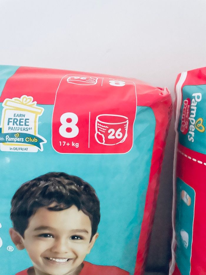 3 paquets de couche Pampers Pants taille 8 - photo numéro 3