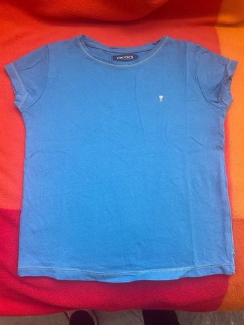 T-shirt bleu fille Okaïdi 5 ans
