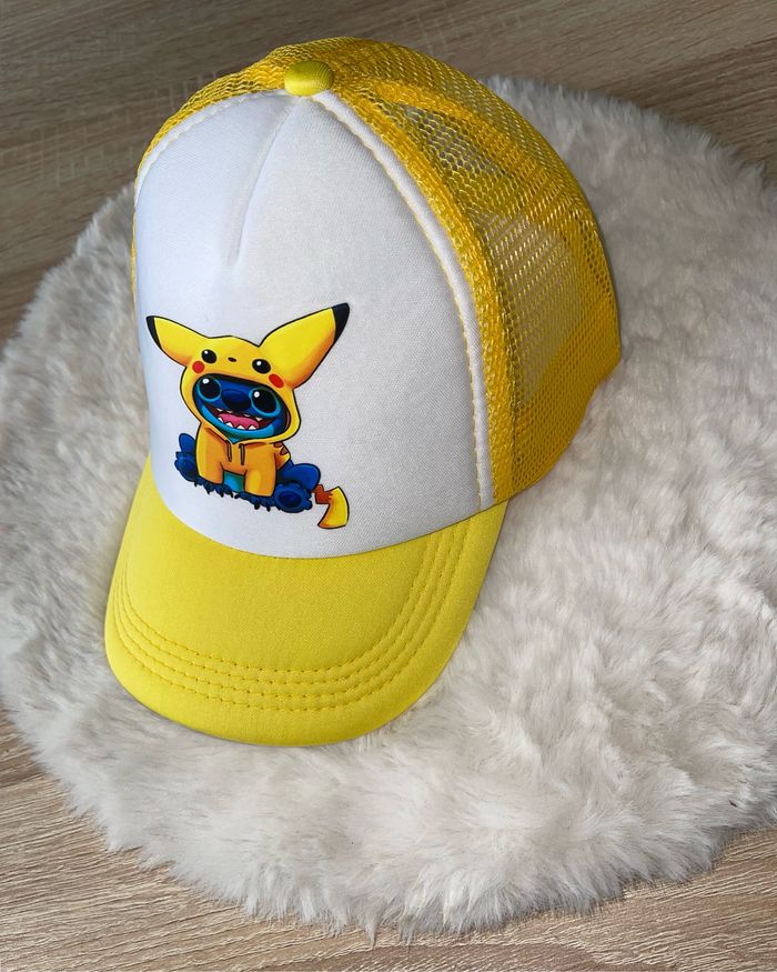 Casquette Stitch habiller en Pikachu