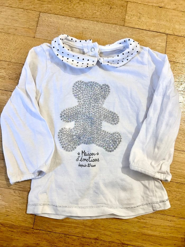 🌸 Lot de Hauts Fille - 12 mois - Sergent Major, Vertbaudet, Obaibi - photo numéro 8