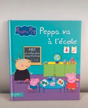 Livre peppa pig va à l’école neuf